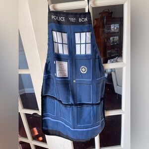 Children’s Tardis Doctor Who Blue Police Box Apron